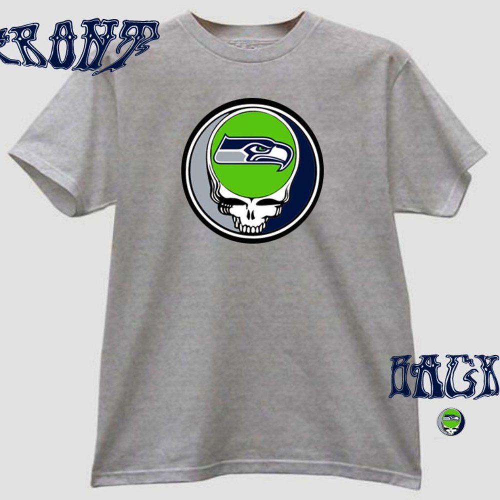Grateful Dead Seattle Seahawks Stealie T Shirt